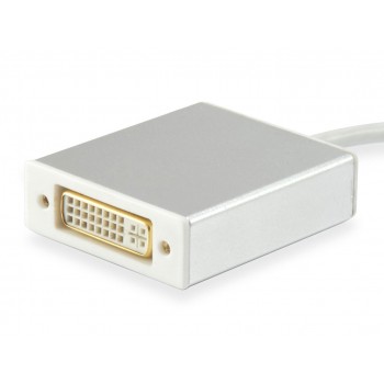 Equip USB C MALE TO DVI-I DUAL, USB Type C, DVI, Male connector Female connector, Color blanco, 0,15 133453