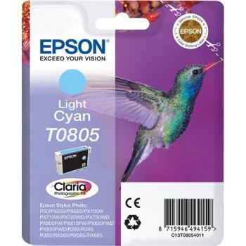 Cartucho Epson T0805 cian claro C13T08054011