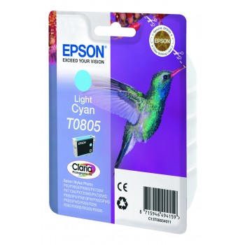 Cartucho Epson T0805 cian claro C13T08054011