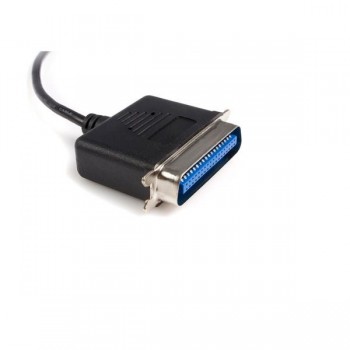 StarTech.com Cable de 3m Adaptador de Impresora Centronics a USB A, Win 98 ME 2000 XP Vista, Negro,  ICUSB128410