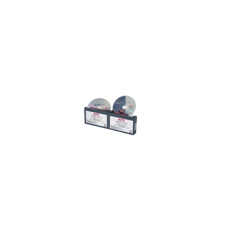 APC Replacement Battery Cartridge 18 - Batería de UPS - 1 x Ácido de plomo - negro - para PowerStac RBC18