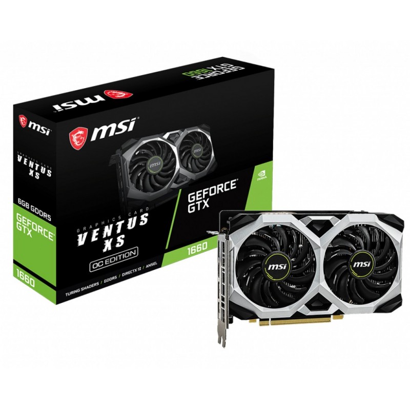 MSI VGA NVIDIA GTX 1660 VENTUS XS 6GB OC DDR6 912-V379-014
