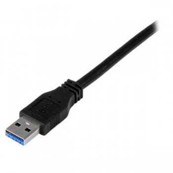 Cable 2m USB 3.0 Super Speed USB B Macho a USB A - Negro - 1 x Tipo A Macho USB - 1 x Tipo B Macho U USB3CAB2M