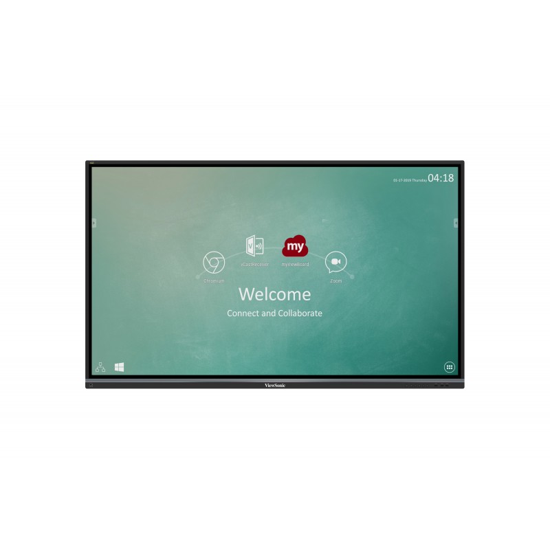 Viewsonic IFP7550-2EP - 74.5" - LCD 4K Ultra HD - Pantalla táctil Panel plano interactivo - Negro