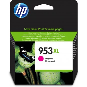 HP Cartucho de tinta Original 953XL de alto rendimiento magenta, HP, F6U17AE, Magenta, OfficeJet Pro F6U17AEBGY