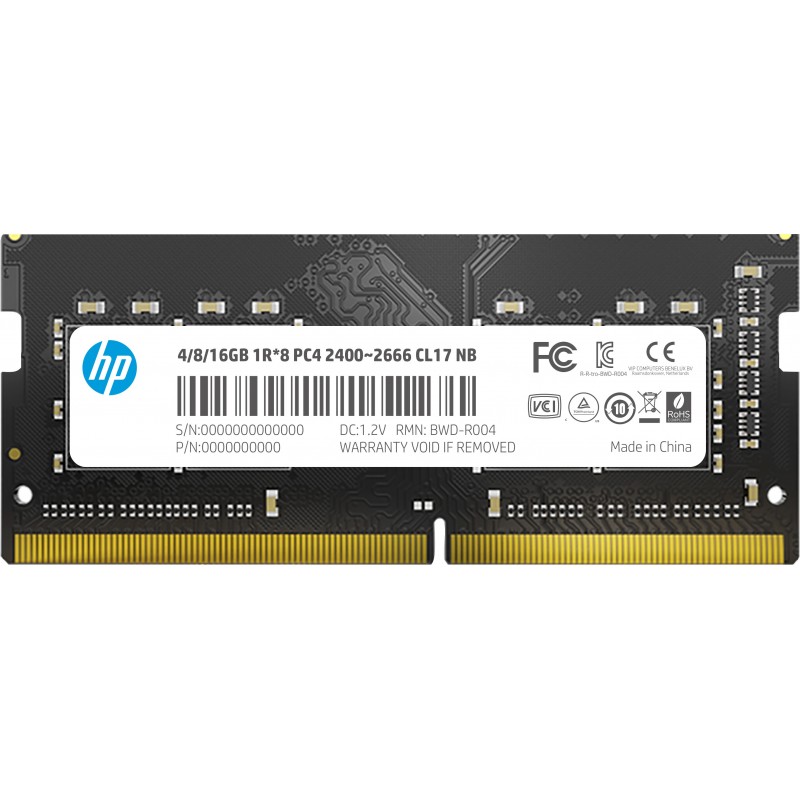 HP DDR4 2666MHz 8 GB SODIMM 7EH98AA