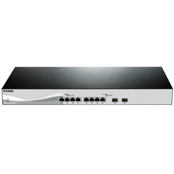 (REACONDICIONADO) D-Link DXS-1210-10TS 8 puertos RJ-45 Negro, Plata DXS-1210-10TS