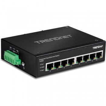 Trendnet TI-E80 switch Fast Ethernet (10 100) Negro
