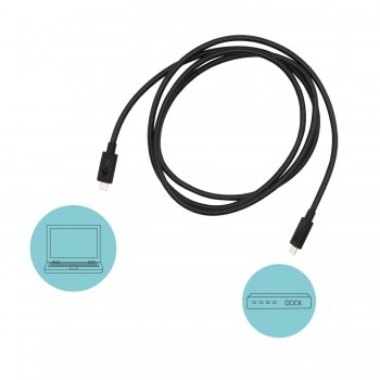 i-tec Thunderbolt 3 – Class Cable, 40 Gbps, 100W Power Delivery, USB-C Compatible, 150cm TB3CBL150CM