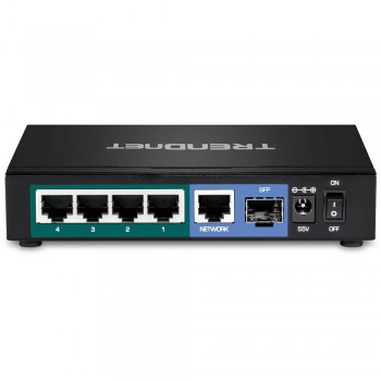 Trendnet TPE-TG611 switch Gigabit Ethernet (10 100 1000) Negro Energía sobre Ethernet (PoE)