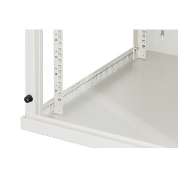 Link Accessori LK1912U66G armario rack 19U Bastidor de pared Gris