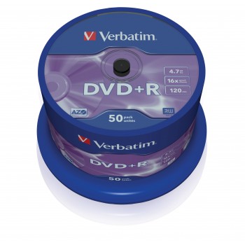 Verbatim - 50 x DVD+R - 4.7 GB 16x - soportes de almacenamiento 43550
