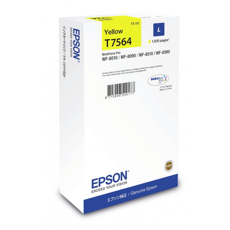 Epson Cartucho T7564 amarillo L C13T756440