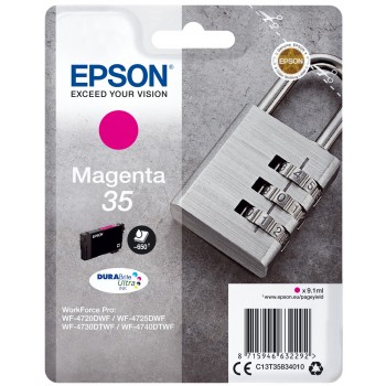 Singlepack Magenta 35 DURABrite Ultra Ink C13T35834010