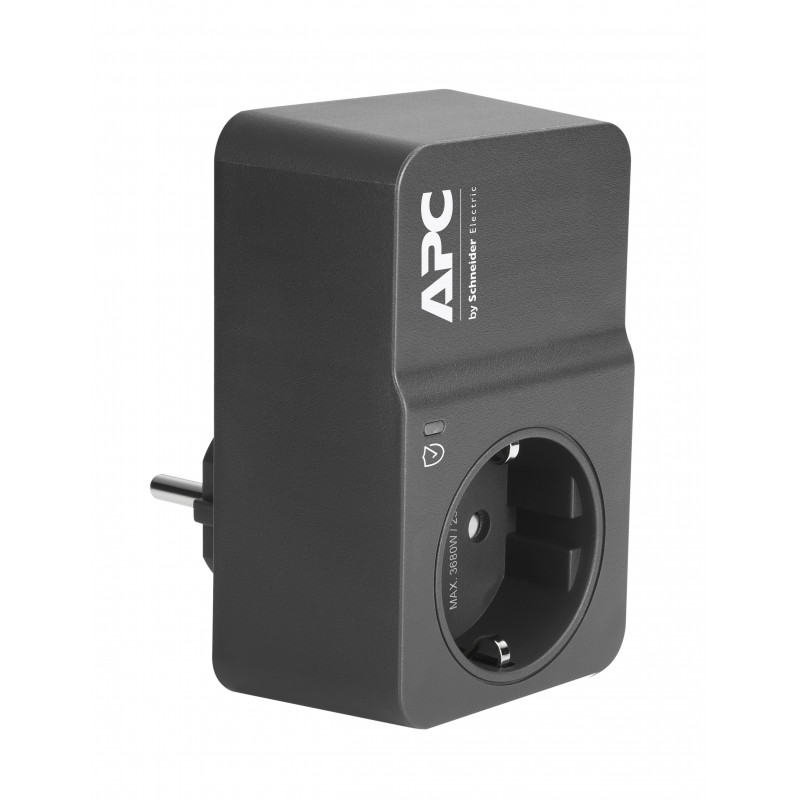 APC PM1WB-GR limitador de tensión 1 salidas AC 230 V Negro