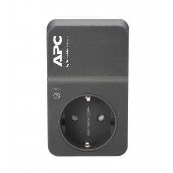 APC PM1WB-GR limitador de tensión 1 salidas AC 230 V Negro