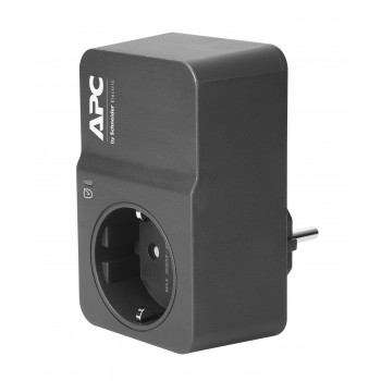 APC PM1WB-GR limitador de tensión 1 salidas AC 230 V Negro
