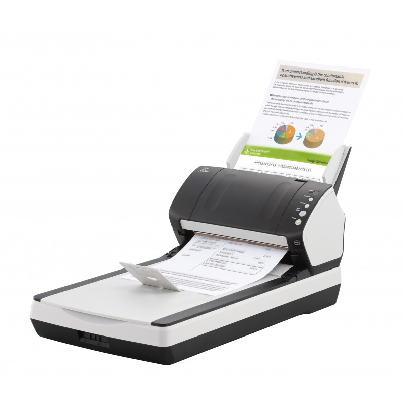 Fujitsu fi-7240 600 x 600 DPI - ADF - Negro, Blanco A4 PA03670-B601