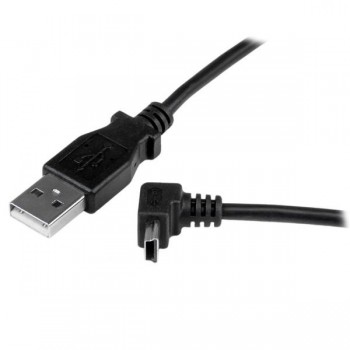 1M ANGLED MINI USB CABLE - USBAMB1MU