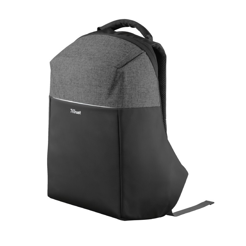 Trust 23083 mochila Poliéster Negro   Gris