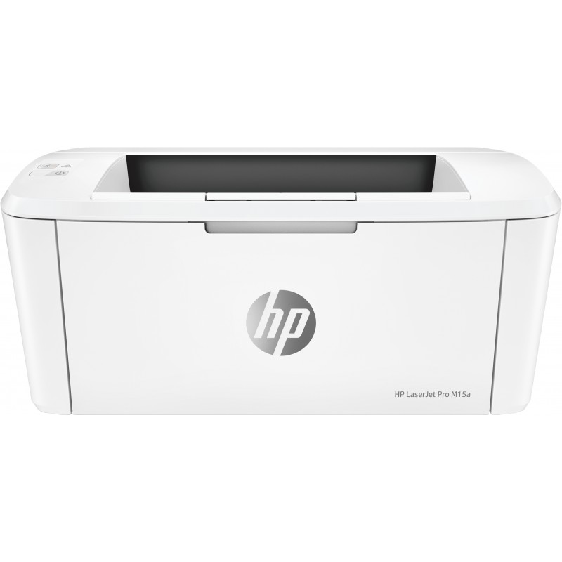 HP LaserJet Pro M15a, Laser, 600 x 600 DPI, A4, 150 hojas, 18 ppm, Blanco W2G50A