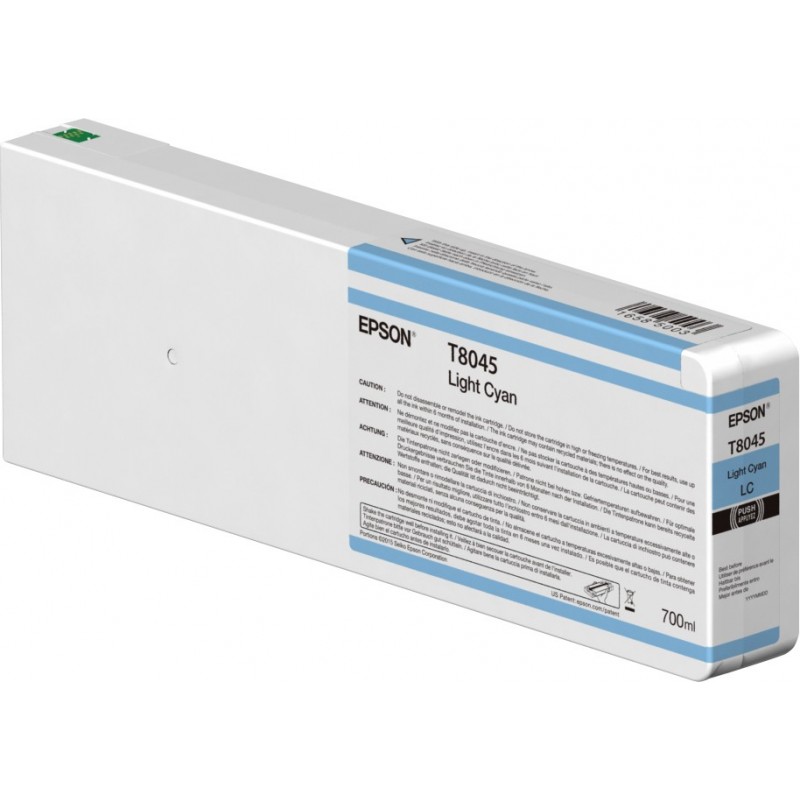 Cartucho Original Epson Cian T804500 UltraChrome HDX HD 700ml C13T804500