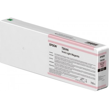 Cartucho Original Epson Light Magenta T804600 UltraChrome HDX HD 700ml C13T804600