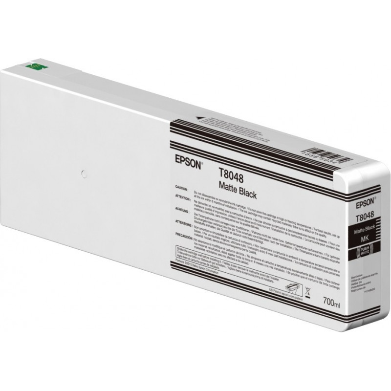 Cartucho Original Epson Negro Mate T804800 UltraChrome HDX HD 700ml C13T804800