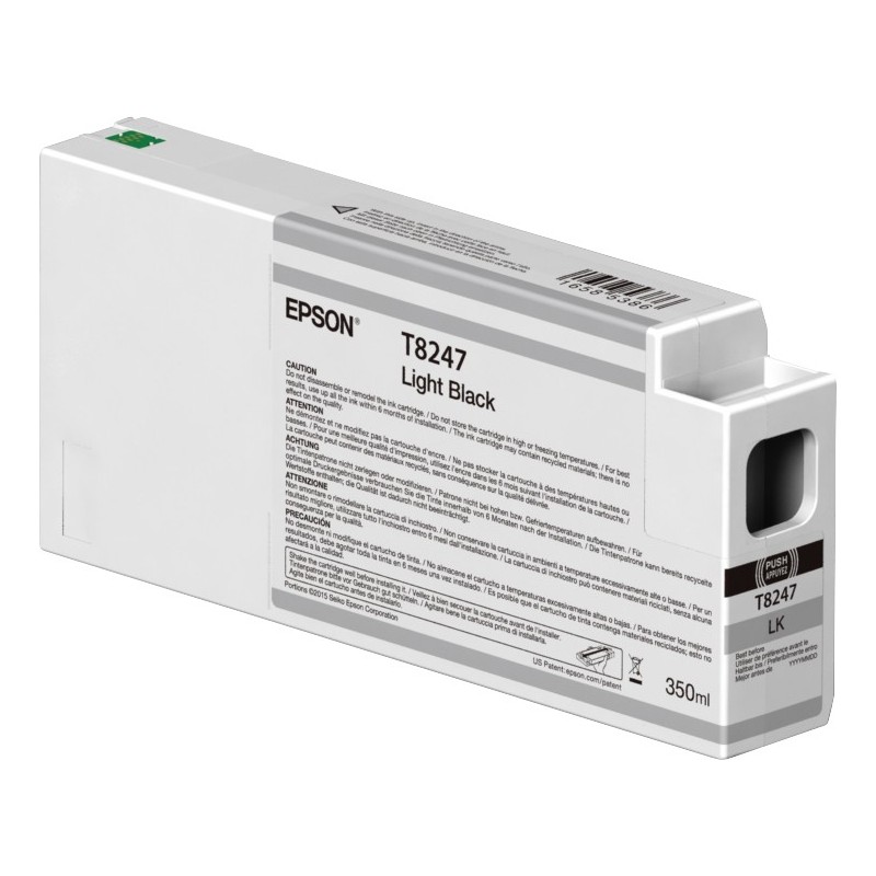 Cartucho Original Epson Light Black T824700 UltraChrome HDX HD 350ml C13T824700