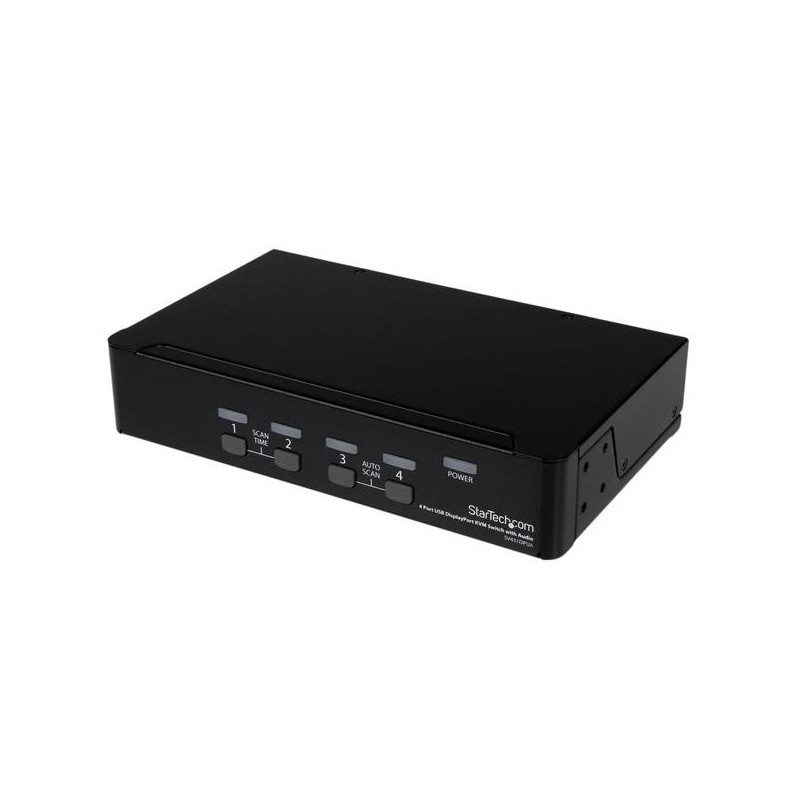 StarTech.com Conmutador Switch KVM 4 puertos Vídeo DisplayPort DP Hub Concentrador USB 2.0 Audio - 2 SV431DPUA