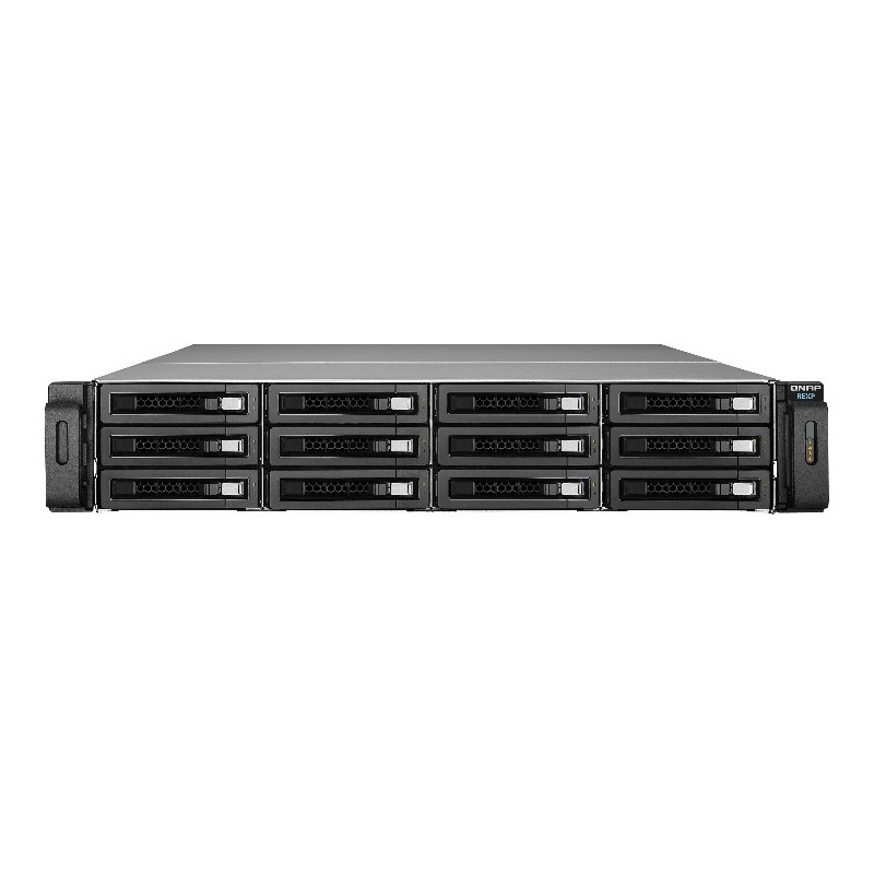 QNAP REXP-1220U-RP unidad de disco multiple Bastidor (2U) Negro