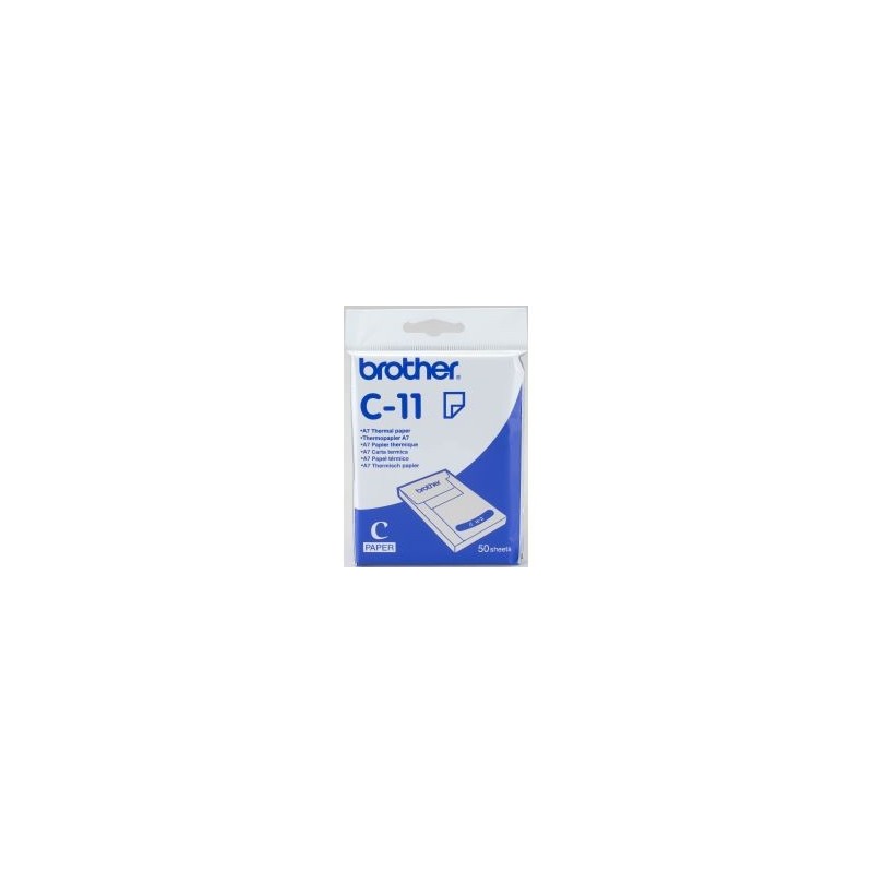 Brother C-11 papel térmico A7 C11