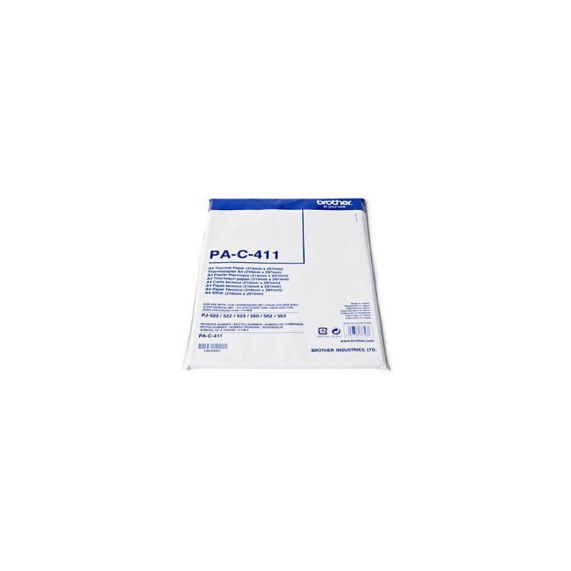 Brother Papier   Thermopapier   A4   100 Blatt PAC411