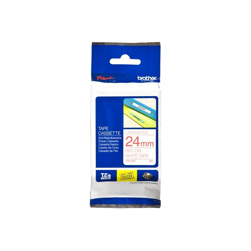 Brother Cinta laminada 24mm TZE252