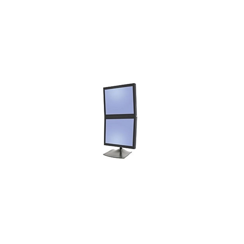 Ergotron DS Series DS100 Dual Monitor Desk Stand, Vertical 61 cm (24") Negro 33-091-200