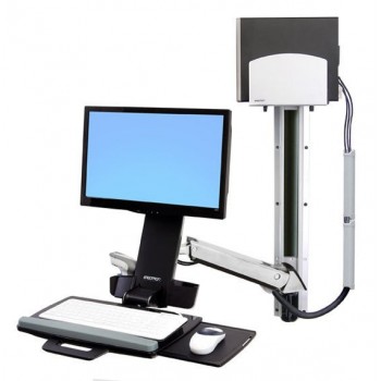 Ergotron StyleView Sit-Stand Combo System 61 cm (24") Aluminio 45-271-026