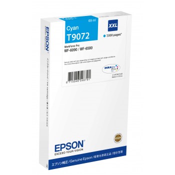 Cartucho de tinta Original Epson T9072 Cian XXL C13T907240