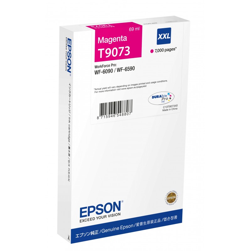 Cartucho de tinta Original  Epson T9073 Magenta XXL C13T907340