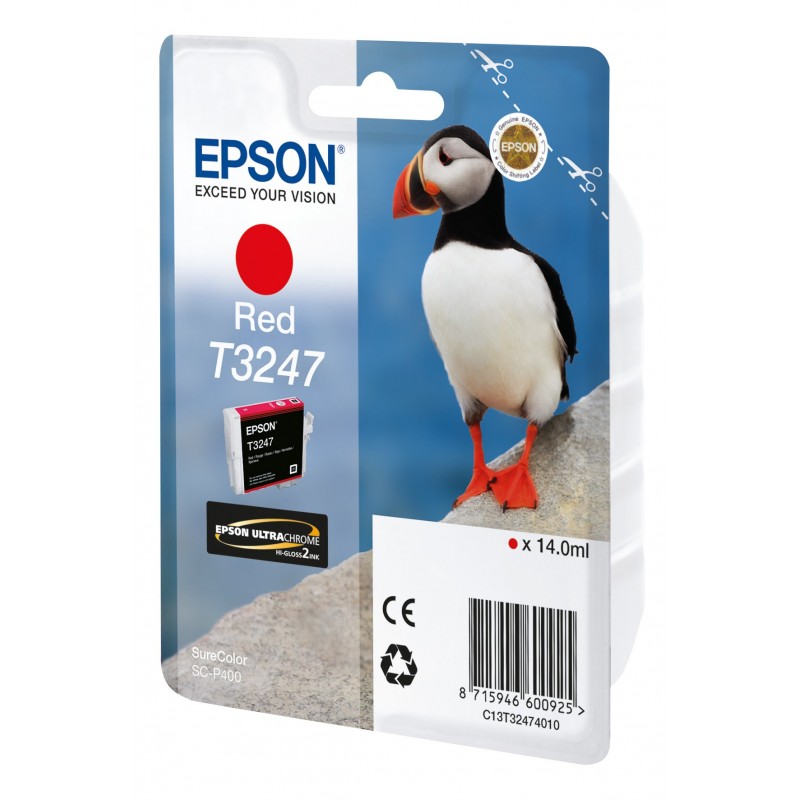 Cartucho de tinta Original Epson T3247 Red C13T32474010