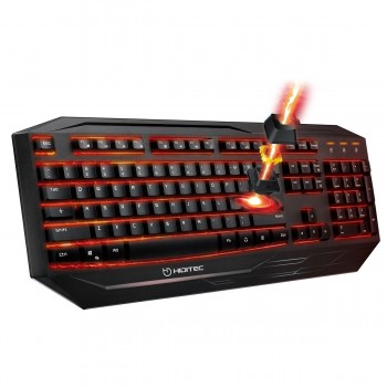 Hiditec GK200 - QWERTY Negro GKE010000