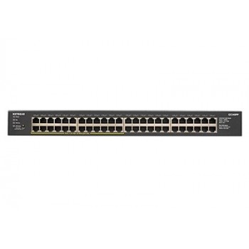 Netgear GS348PP No administrado Gigabit Ethernet (10 100 1000) Negro Energía sobre Ethernet (PoE) GS348PP-100EUS