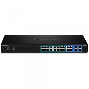 Trendnet TPE-1620WSF switch Gestionado L2 L3 Gigabit Ethernet (10 100 1000) Negro 1U Energía sobre E