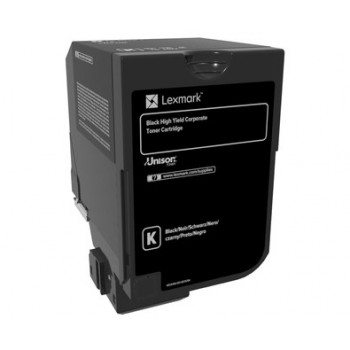Lexmark 74C2HKE cartucho de tóner Original Negro