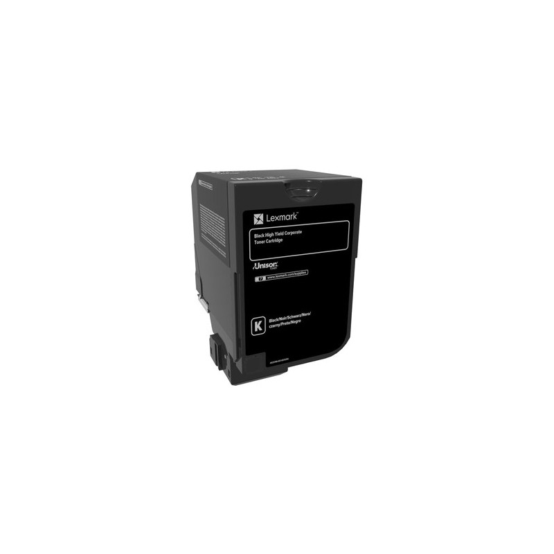 Lexmark 74C2HKE cartucho de tóner Original Negro