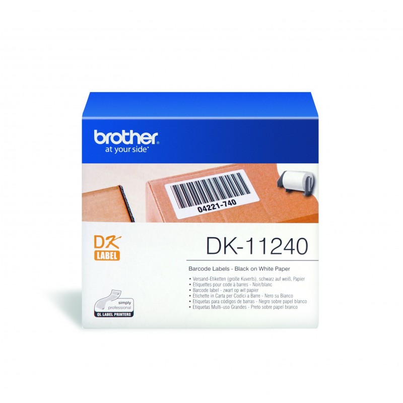 Brother DK-11240 etiqueta de impresora Blanco DK11240