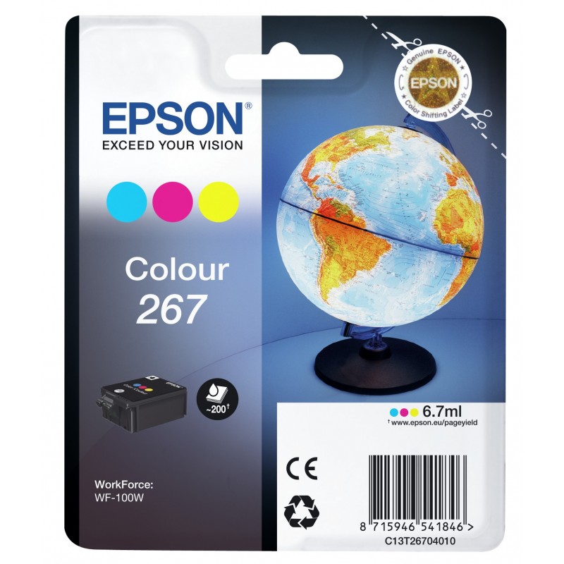 Epson Original Singlepack Tricolor 267 C13T26704020