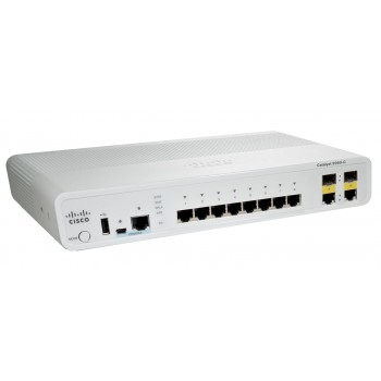 Cisco Catalyst WS-C2960C-8TC-L switch Gestionado L2 Fast Ethernet (10 100) Blanco