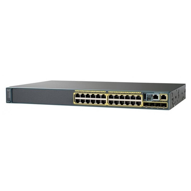 Cisco Catalyst WS-C2960X-24PD-L switch Gestionado L2 Gigabit Ethernet (10 100 1000) Negro Energía so