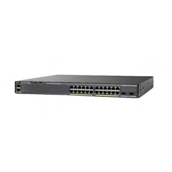 Cisco Catalyst WS-C2960XR-24TD-I switch Gestionado L2 Gigabit Ethernet (10 100 1000) Negro