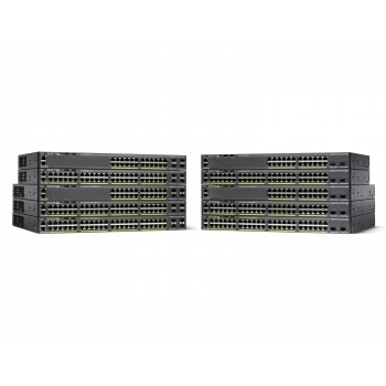 Cisco Catalyst WS-C2960XR-48TS-I switch Gestionado L2 Gigabit Ethernet (10 100 1000) Negro
